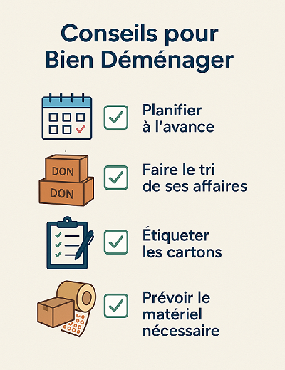 Astuces et conseils pour réussir son déménagement à Paris